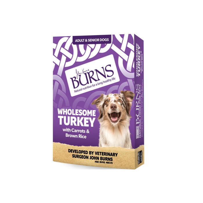 Burns Wet Food Wholesome Turkey with Carrots & Brown Rice (150g)