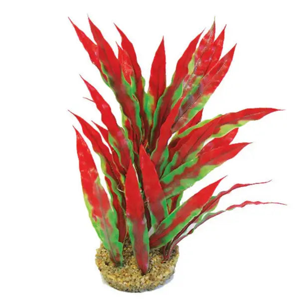 Betta Choice Silk Green & Red Plant (40cm)