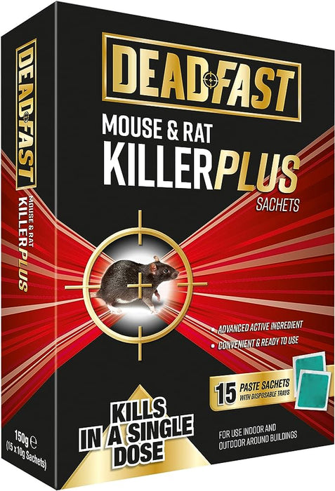 Deadfast Mouse & Rat Killer Plus Sachets
