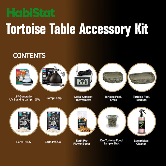 HabiStat Tortoise Accessory Kit Only - No Table