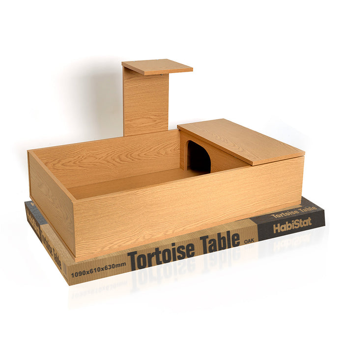 HabiStat Tortoise Table Oak 109 x 61 x 63cm Table Only