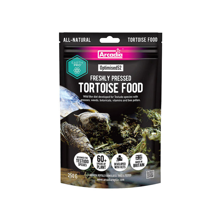 Arcadia Reptile EarthPro Optimised52 Tortoise Food (250G)