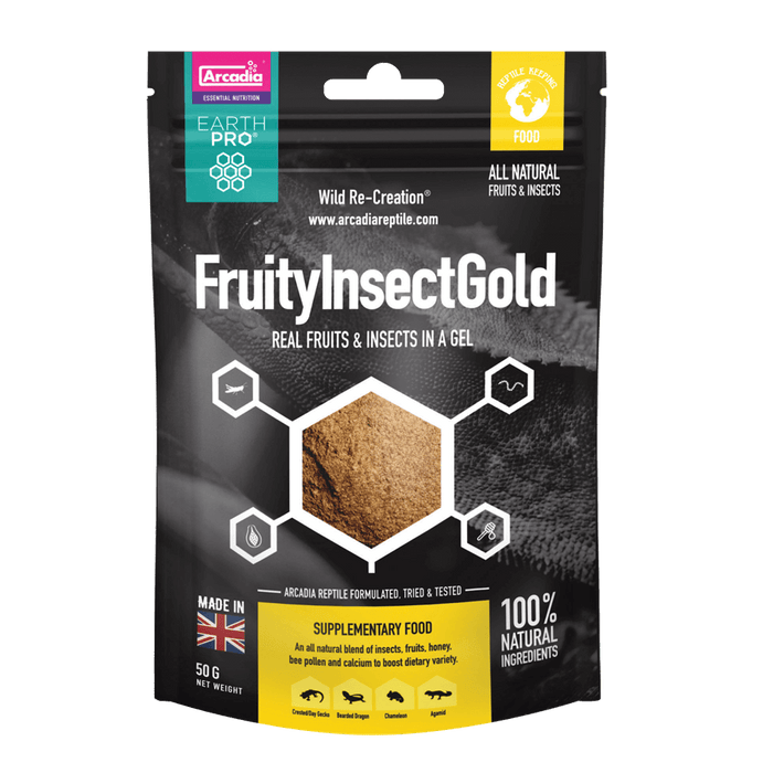 Arcadia Earth Pro Jellypot Gold, Fruityinsect Gold (50 Grams)