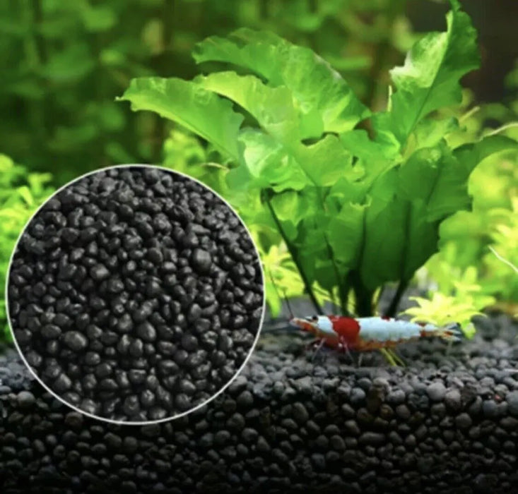 Dennerle Nano Gravel For Shrimp 2kg - Borneo Black
