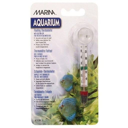 Hagen Glass Floating Thermometer With Sucker 4"