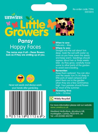 Little Growers Pansy Happy Faces