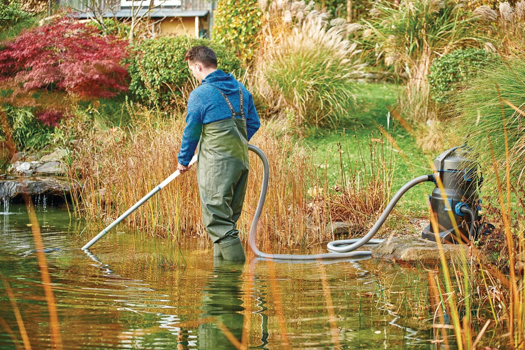 Fall pond maintenance