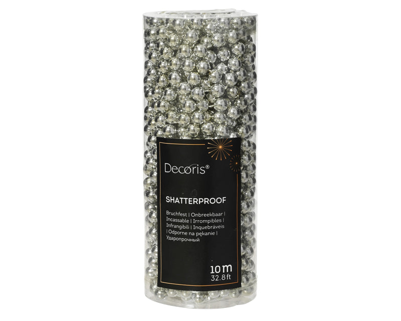 Silver Shatterproof Bead Garland
