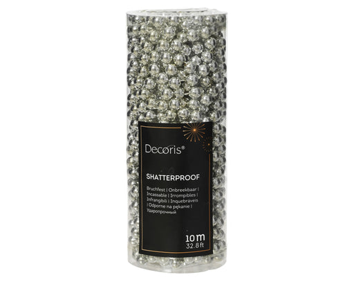 Silver Shatterproof Bead Garland