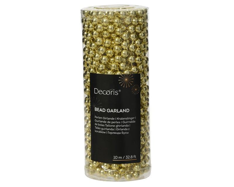 Bead Garland Light Gold 0.8 cm