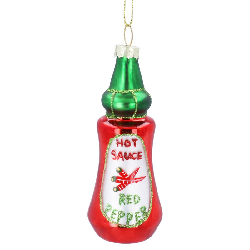Hot sauce glass Christmas decoration – Gisela Graham