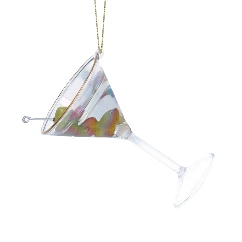 Christmas Hanging Decoration Glass Dirty Martini