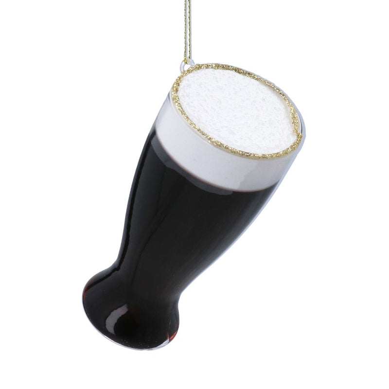 Pint of Guinness glass Christmas decoration – Gisela Graham