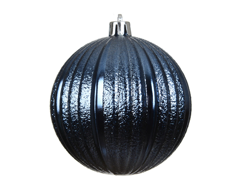 Shatterproof Baubles Night Blue 8 cm – 6-Piece Set – alternate view