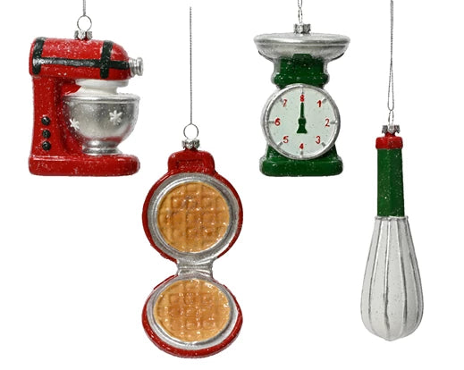 Baubles Shaped In Mixer, Scale, Whisk or Waffle Maker (14.5x4.3 cm)