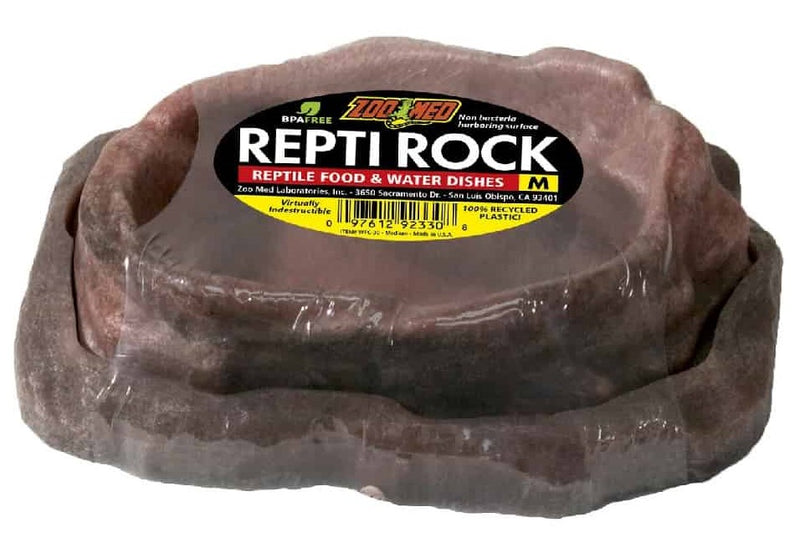Zoo Med Combi Repti Rock Food & Water Dishes (Medium)
