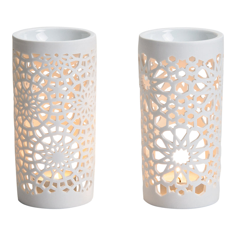 Fragrance Lamp White Porcelain (7x14x7cm) Sold Individually