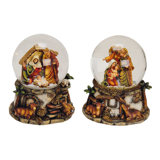 Musical Nativity Snow Globe 15 cm - assorted design, sold separately