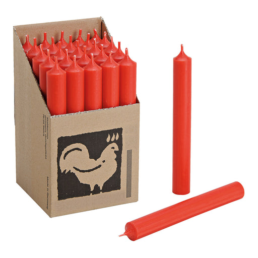 Red Wax Candle 18 cm