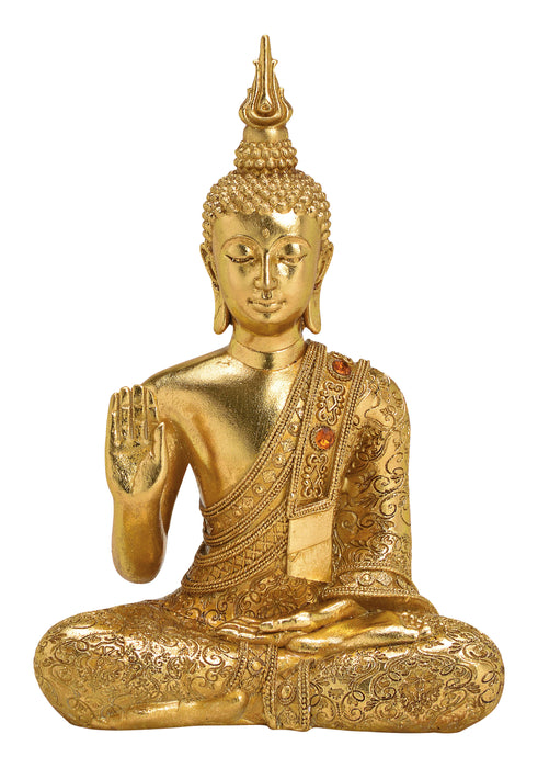 Buddha Ornament Gold (21x31x10cm)