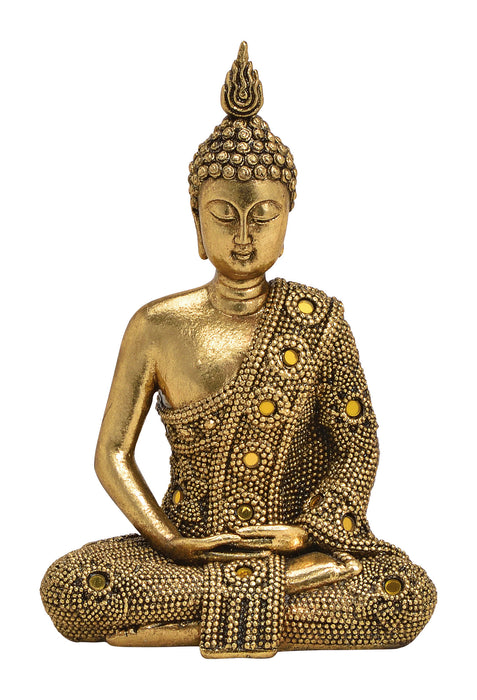 Buddha Ornament Gold (13x19x9cm)