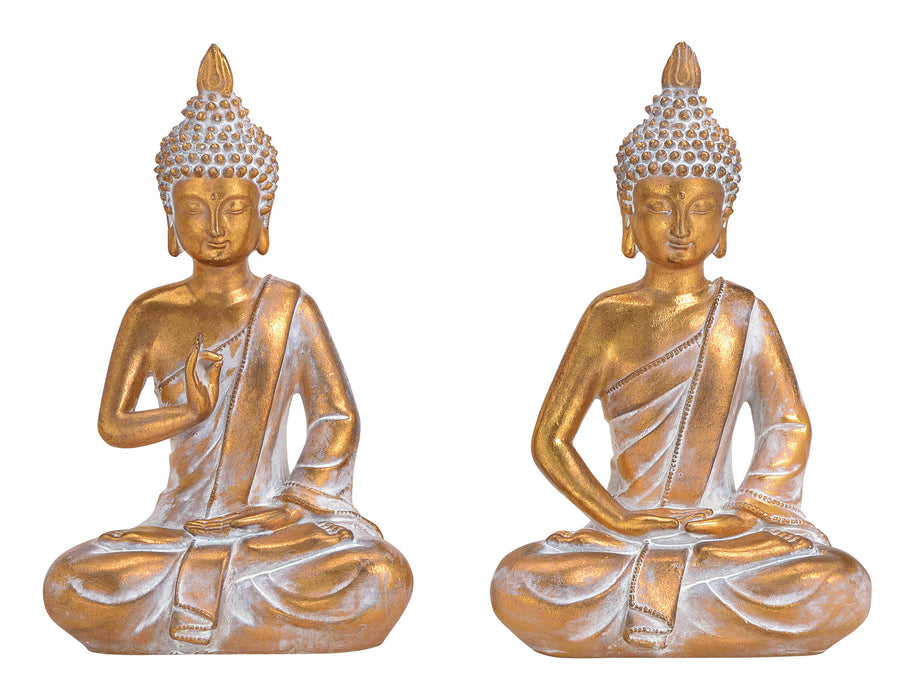 Buddha Ornament Gold (16x26x11cm)