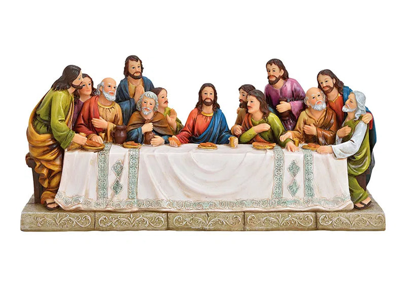 Last Supper Scene Figurine (39x18x12cm)