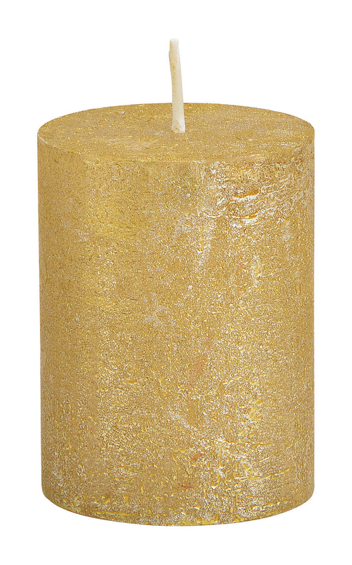 Gold Shimmer Wax Candle 6.8 x 9 cm