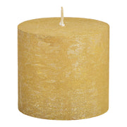 Gold Shimmer Wax Candle 10 x 9 cm