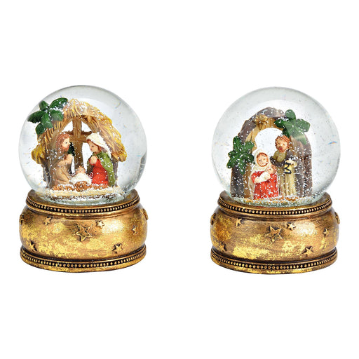 Nativity Snow Globe 6 x 9 x 6 cm - assorted design, sold separately
