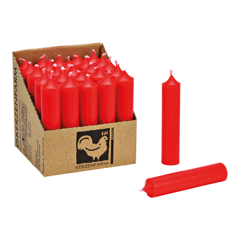 Christmas Candle Stick Red 2cm x 10cm (Sold Individually)