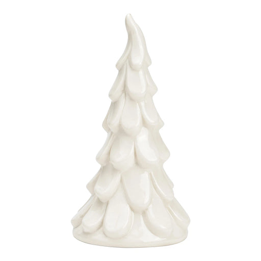 White Ceramic Christmas Tree 18 cm