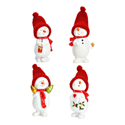 Snowman Figurine 9 cm - assorted design, sold separately