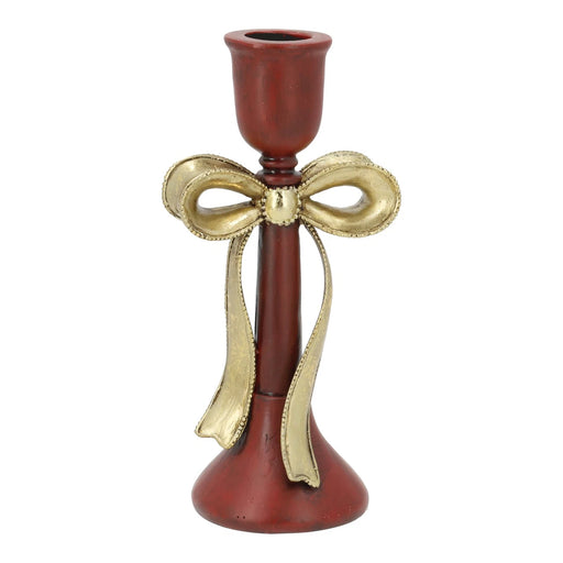Bordeaux Bow Candle Holder 20 cm
