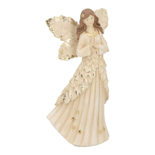 Beige Angel Figurine 26 cm