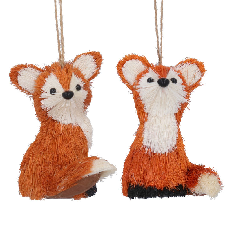 Christmas Decoration Woodland Bristle Fox (Sold individually)