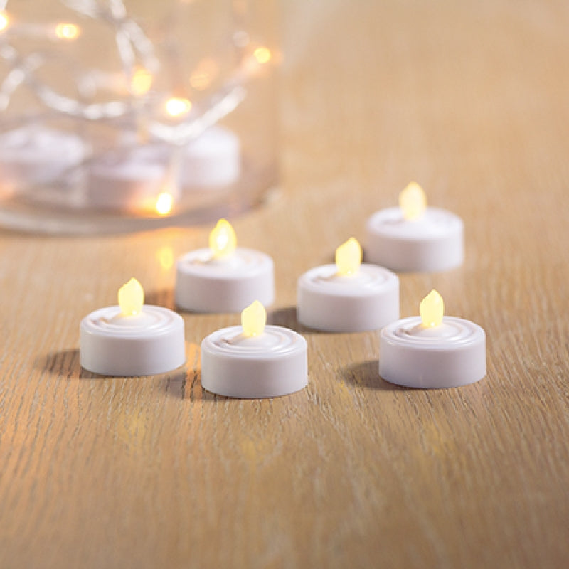 Battery-Operated Flickering LED Tealight