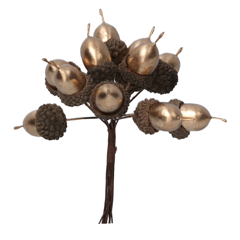 Gold Acorn Pick