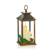Battery-Operated LED Triple Flickabrights Lanterns 27 cm - 3 Assorted Colours