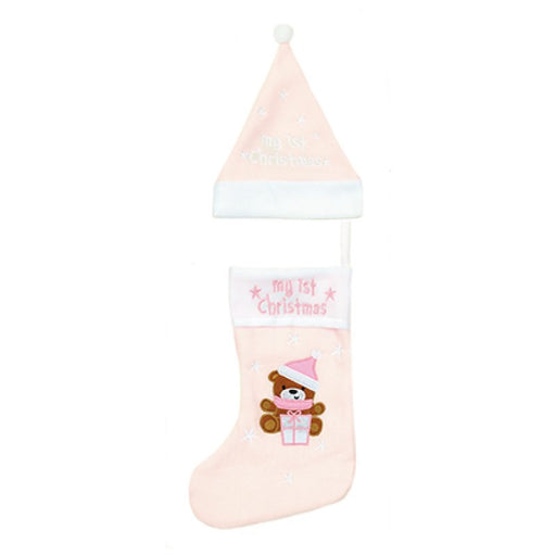 Teddy Bear Baby Hat & Stocking Sets - Assorted