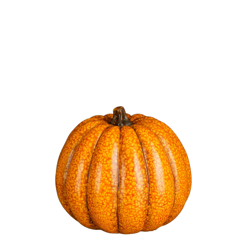 Decorative Pumpkin Christmas Ornament | Orange (13x15 cm)