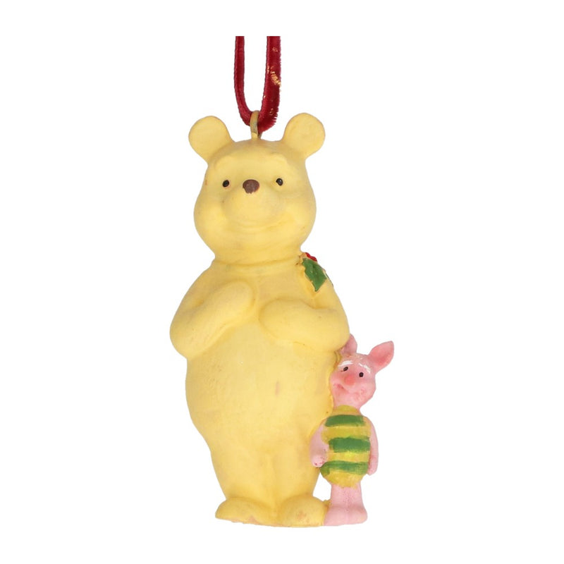 Winnie-the-Pooh and Piglet resin Christmas decoration – Gisela Graham