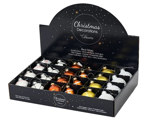 Sports Ball Glass (L.3.8cm W.3.8cm H.6.5cm)