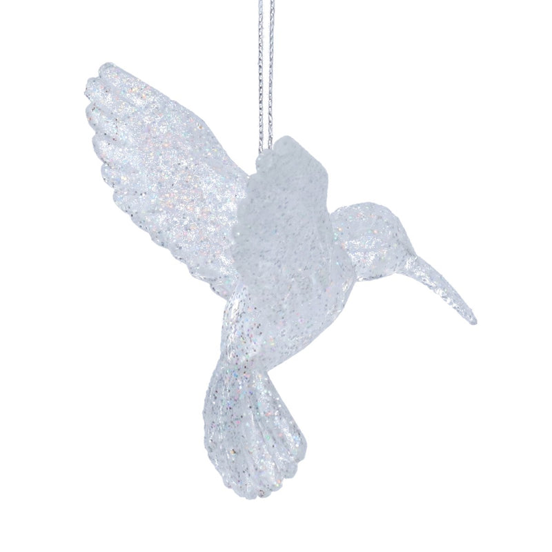 Clear acrylic hummingbird Christmas decoration – Gisela Graham