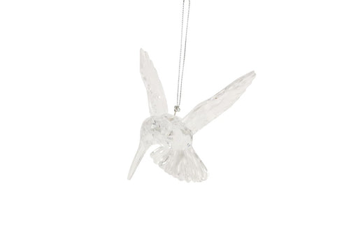Clear acrylic hummingbird Christmas decoration – Gisela Graham