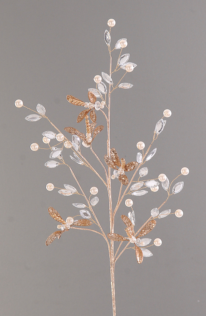 Christmas Branch Gold and Silver 73cm