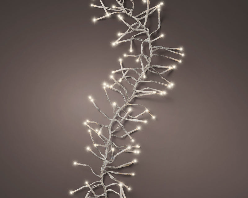Lumineo Cluster Twinkle 1512 Warm White Christmas Lights Green Cable 14m