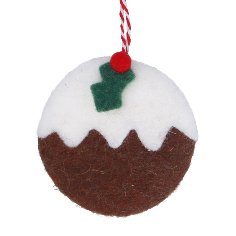 Felt Christmas Pudding Dec