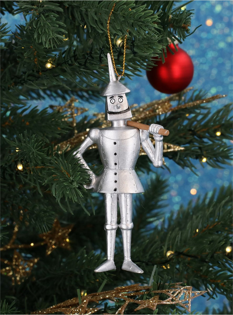 Silver resin Tin Man Christmas decoration – Gisela Graham