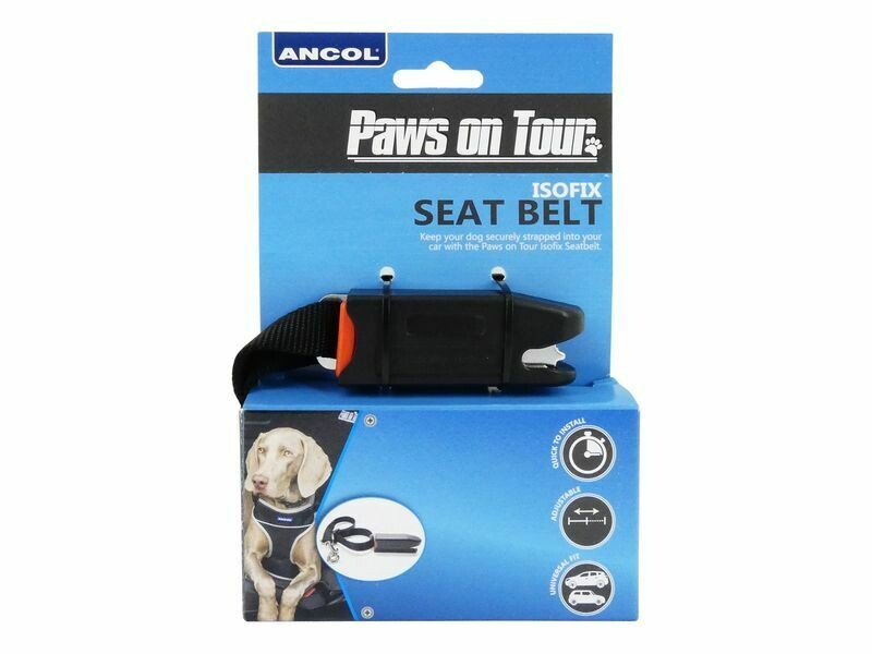Ancol Paws On Tour Isofix Seat Belt Restraint